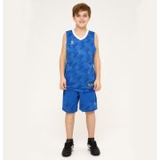 Форма баск. детск. KELME, 100% полиэстер, сине-белый