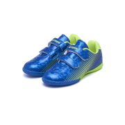 Бутсы футбольные ATEMI, INDOOR KIDS, цв. синий/ярко-салатовый